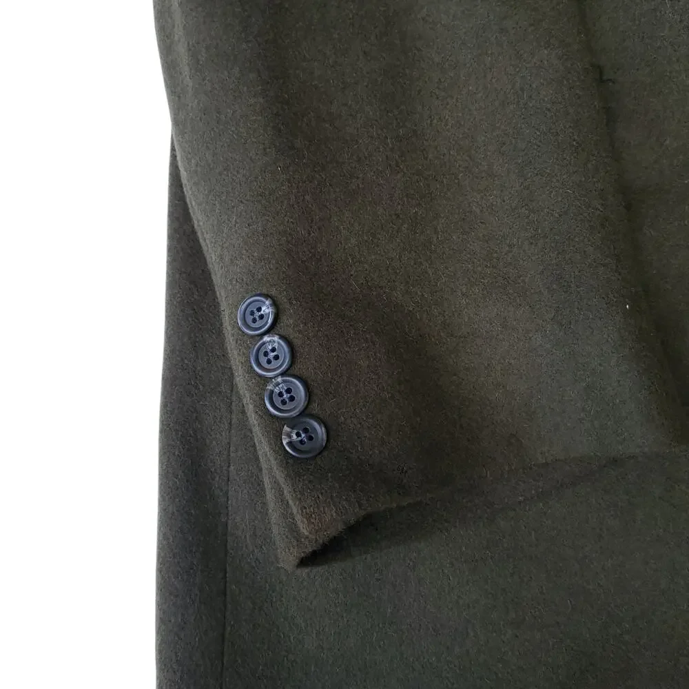 Ralph Lauren Green Camel Hair Blazer Old Money Preppy Ivy Jacket Sport Coat 48L